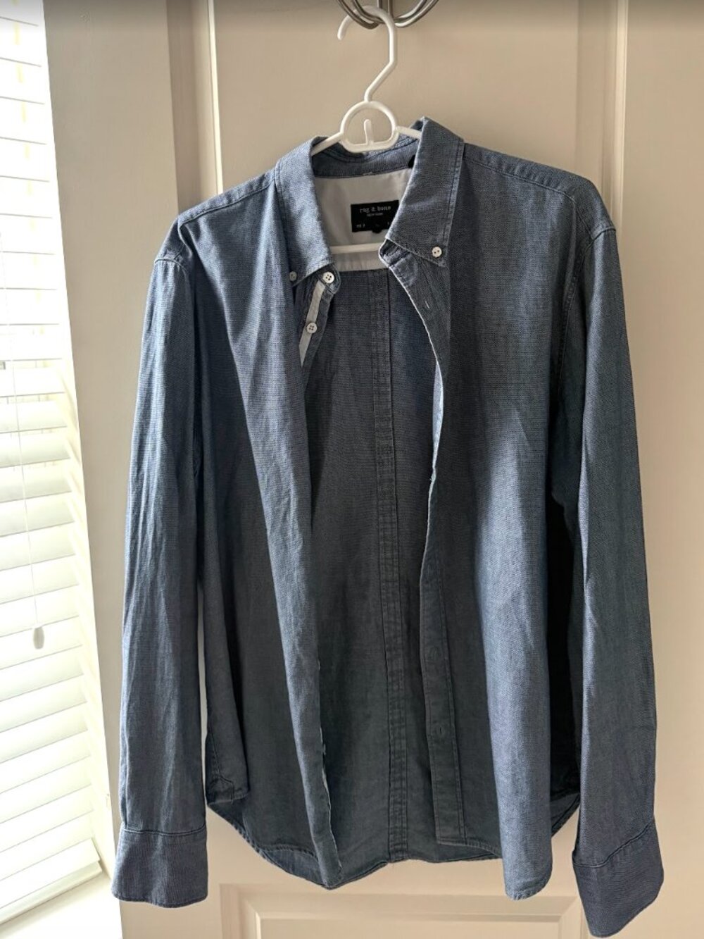 Rag & bone button up mens shirt
